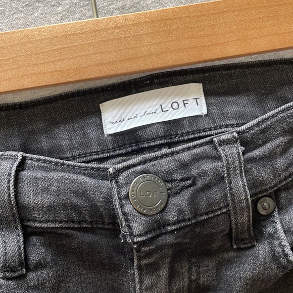 Loft Modern Skinny Jean in smoke color - Picture 2 of 5